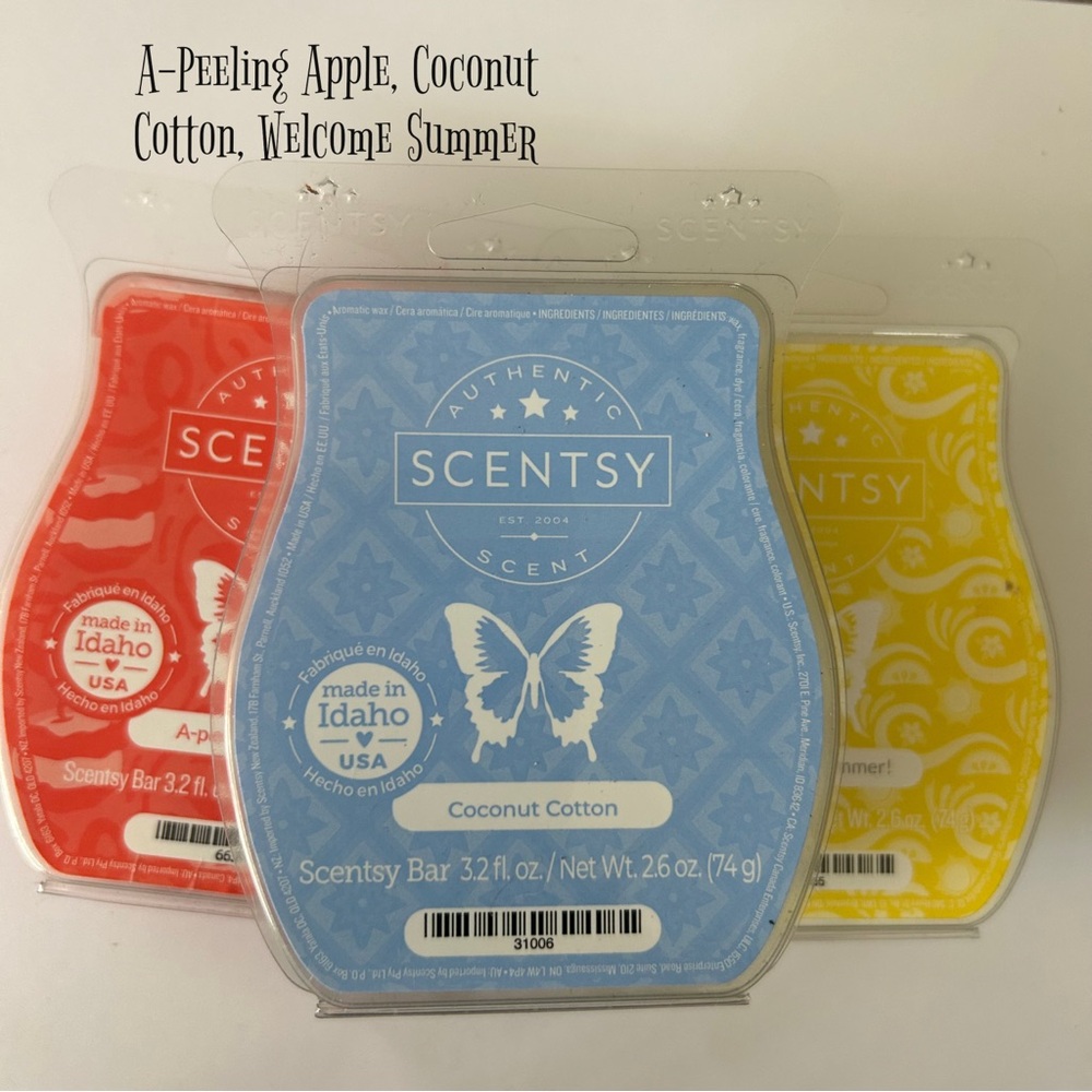 Scentsy Wax Bars Trio